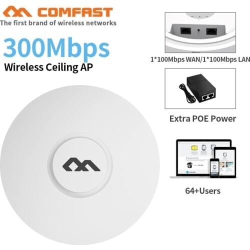 COMFAST Wireless Ceiling AP CF-E320N QCA9531Chip 300Mbps 802.11b/g/n Wifi Router For Big Area Wi-Fi Cover Access Point Antenna