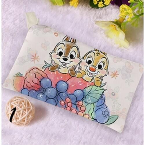 Disney Chip Dale Anime Figures Cartoon Product Cosplay Accessories Customized Coin Pen Storage Bag Gifts Unisex Gift