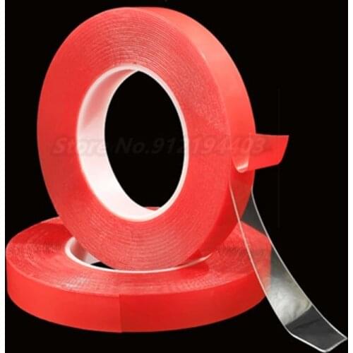 Double Sided tape Nano tape 3m 6/8/10/15/20/25/30/40/50mm Width Transparent tape Washable Adhesive Nano Traceless Sticker Glue