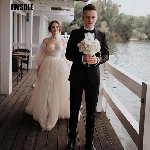 Fivsole Mermaid Silhouette Wedding Dresses