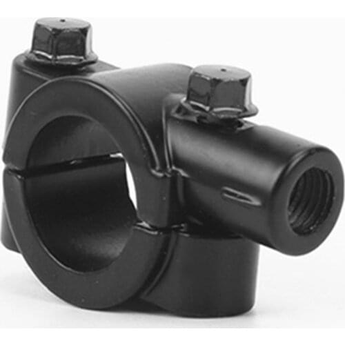 2PCS 8mm 10mm Motorcycle Bike Handlebar Clamp to Mirror Base Mount Adapter Mounting Clamps Holder Rearview Bracket for gopro