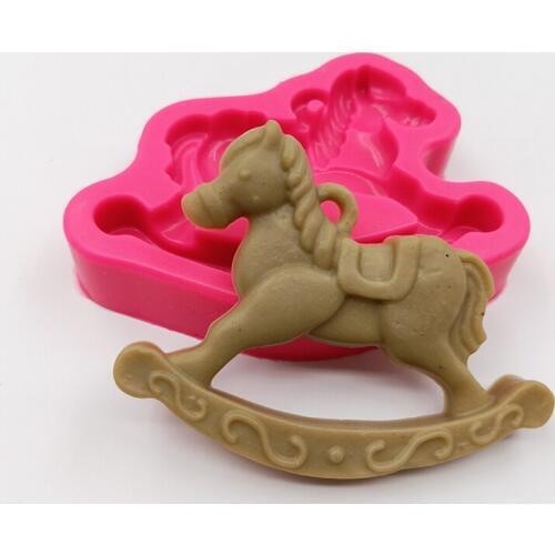 Minsunbak Cake Tools Trojan Shape Silicone Mold Chocolate Gumpaste Mould