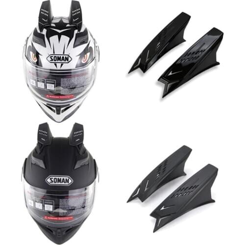 Motorcycle Helmet Horns Punk Style Decorative Stylish Horns Helmet Horn Motorcycle Helmets Accessories 1 Pair