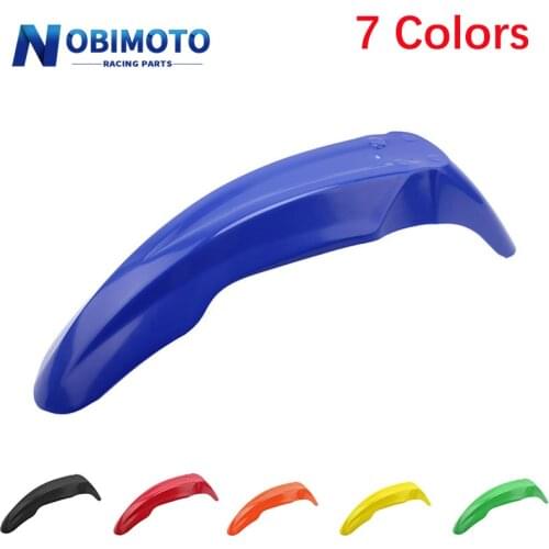 Motorcycle Plastic Front Fenders Mudguard Fender for YZ WR XR CRF KX KLX RM RMZ DR DRZ 125 250 450 Universal 7 Colors Mud Guards