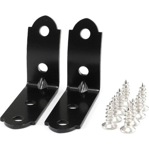 Glove Box Repair Kit For A4 S4 RS4 B6 B7 8E 2001-2008 With Screws 2PCS Black