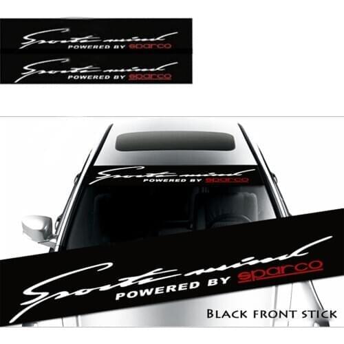 Car Windshield Reflective Decal Sticker for Audi A3 A4 B8 8P B6 A5 B7 8V A6 C6 C7 Q5 Audio C5 TT Q7 A1 8L Mini Cooper R56 Fridge