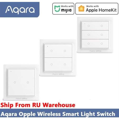 Original Aqara Opple Wireless Smart Light Switch Zigbee 3.0 APP Remote Conrtol for Smart Home Work With Mijia APP Apple HomeKit