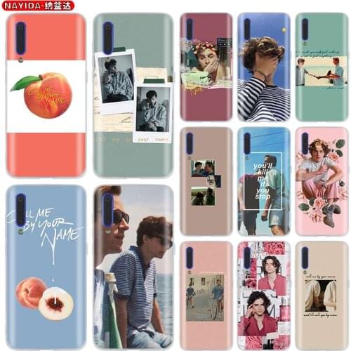Silicone Case For Xiaomi 11 Ultra 10 9 8 a2 a3 Lite Mi 9 9se 6x 5x Cc9 8 9 11Pro Cover Call Me by Your Name