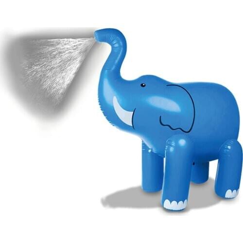 Elephant Inflatable Sprinkler PVC Parent-child Interactive Water Sprayer Toy Kids Outdoor Fun Toy For Hot Summer Swimming Beach