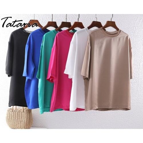 Женские атласные рубашки Tataria China At AliExpress