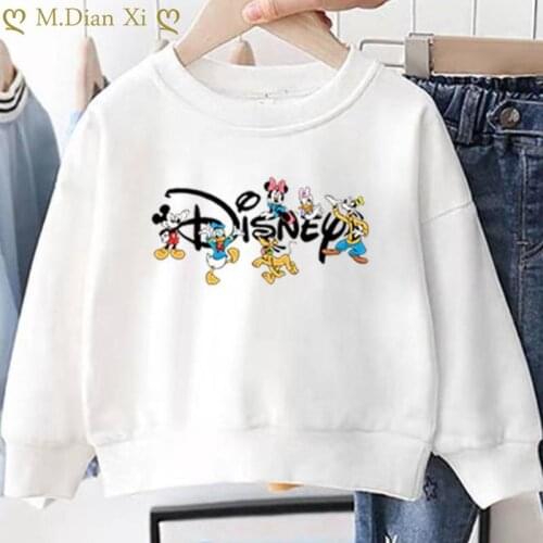 Baby Boys Girls Hoodie Clothing Hoodie Baby Boys Girls Sweatshirt T-shirt Hoodie Cotton Minnie Pullover T-shirt Baby Shirt