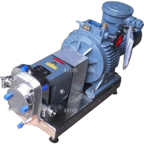High Performance Stainless Steel Transfer Pump Viscosity Rotary Lobe