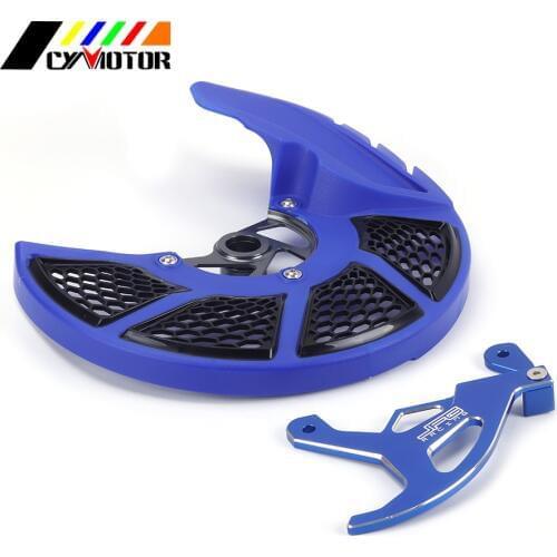 Blue Front Rear Brake Disc Rotor Guard Cover For YAMAHA YZ 250F 450F YZF 250 YZF450 YZF 250 YZF 450 2014 2015 2016 2017