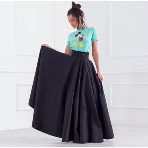 High Waist Women Skirts женские юбки Satin Long Skirt Formal jupe Birthday jupe femme Floor Length Female Skirts Custom