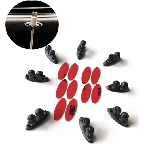 8pcs Car Wire Clip Stickers for Chery Tiggo Fulwin A1 A3 QQ E3 E5 G5 V7 EMGRAND EC7 EC7-RV EC8