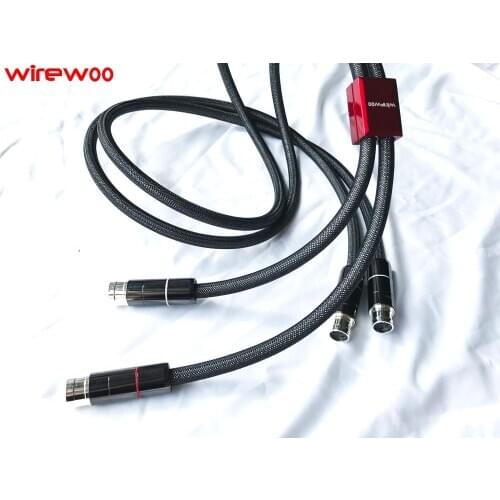 Wirewoo RHODIUM XLR-XLR audio cable-core plated rhodium