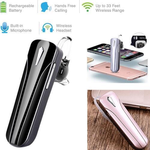 Wireless Bluetooth Headset Headphone With MIc Handsfree Earpiece Earbud For Samsung Galaxy Note 9 S9 Plus Apple iPhone X 9 Plus