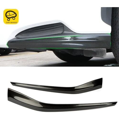 CarManGo For Lexus NX 200 300 300h 2014-2020 Car Accessories Front Corner Bumper Trim Frame Cover Sticker Chrome Sill Moulding