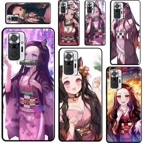 Demon Slayer Nezuko Anime For Xiaomi Redmi Note 9 Pro 8 9S 8T Note 10 Pro Phone Case For Redmi 9T 9A 9C 7A 8A Cover