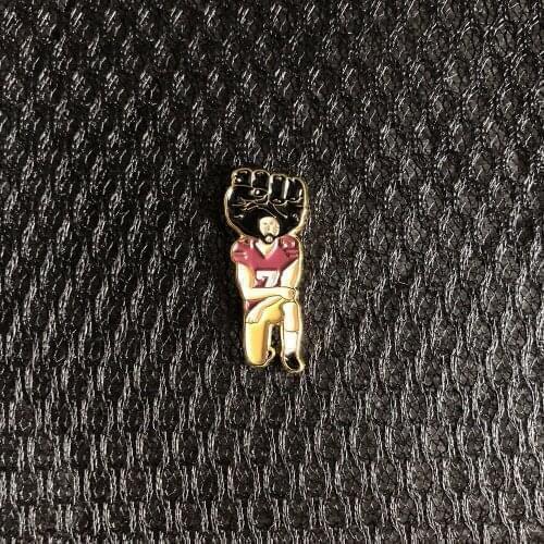 Colin Kaepernick Kneeling "I'M WITH KAP" Lapel Pin