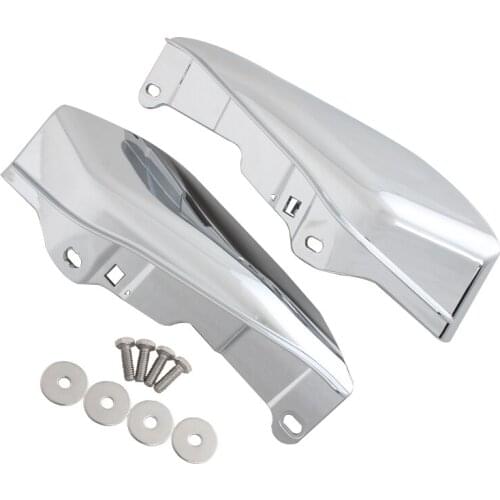 Motorcycle ABS Mid-Frame Air Deflectors Heat Shield Trim For Harley Touring FLHX FLHT FLHR Trike 2009-2017