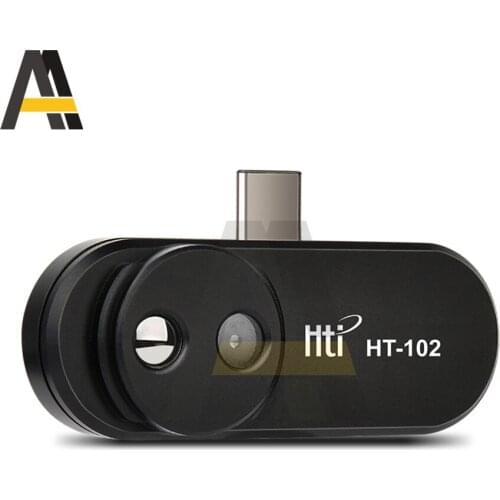 HT-102 Mobile Phone Thermal Infrared Imager Support Video Pictures Tool for Android Type-C Thermal Imaging Temperature Detector