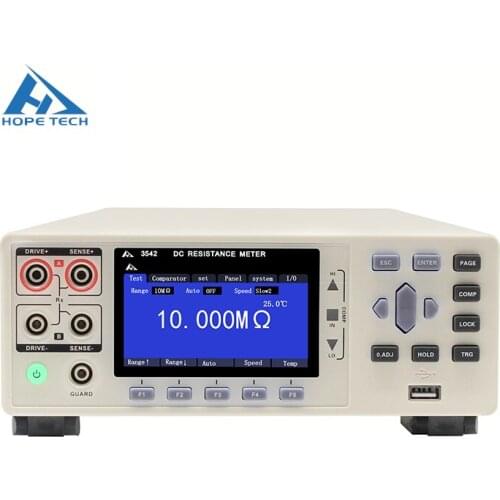 CHT3542 Micro Ohm Meter DC Resistance Tester Measurement Range 0.1μΩ-10 MΩ