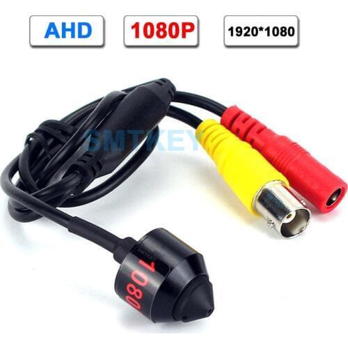 SMTKEY 1080P AHD Mini Camera Metal housing 3.7mm Lens with BNC port for AHD DVR System 1920*1080 HD resolutiono AHD CCTV Camera