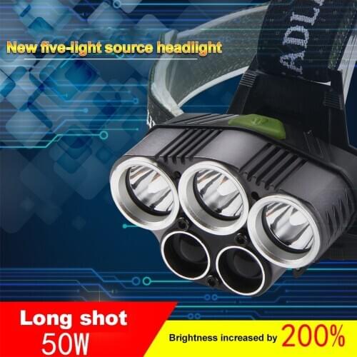 Powerfull Headlamp Rechargeable LED Headlight Body Motion Sensor Head Flashlight Camping Torch Light Lamp With USB