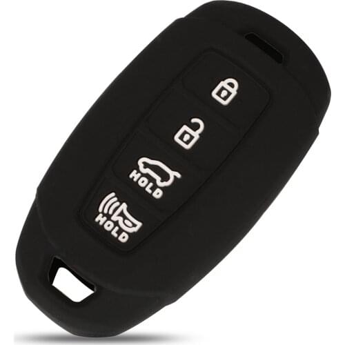 Bilchave 4BNT Remote Car Key Silicone Cover For Hyundai I30 Ix35 KONA Encino Solaris Azera Grandeur Ig Accent Santa Fe Palisade