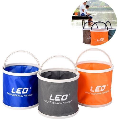 17cmX20cm Foldable Lightweight EVA Fishing Bucket Folding Waterpot Bucket Water Barrel Lure Fishing Tackle Boxes Pesca Accessor