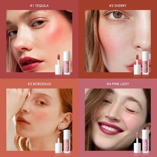 Slightly Drunk Liquid Blush Naturally Brighten Rouge Blush Easy To Color Natural Color Easy To Apply Appointment TSLM1