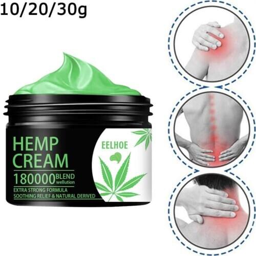 Relief Back Muscle Pain Sprain Arthritis Pain Hemp Soothing Cream for Pain Relief Anxiety Sleep Anti Inflammatory Extract