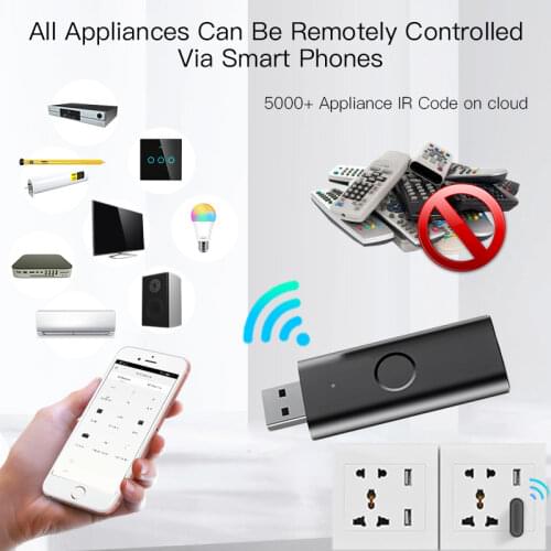 WiFi RF+IR Smart Controller USB Shape Controller Tuya/Smart Life App Control Support Alexa Google Home For Air Conditioner TV