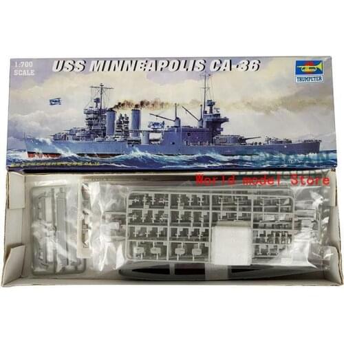 1/700 Scale Trumpeter USS Heavy Cruiser Minneapolis CA-36 1942 05744 Model Ship