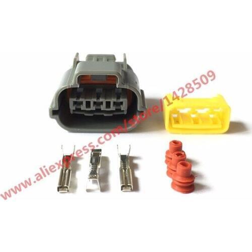 100 Sets Sumitomo 3 Pin Sensor TPS Connector 6098-0141 Wire Connector Fits Renault Nissan