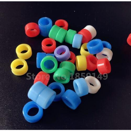 25pcs/bag Dental Autoclavable Universal Dental Orthodontic Universal Silicone Instrument Color Code Rings (Dia.7mm)