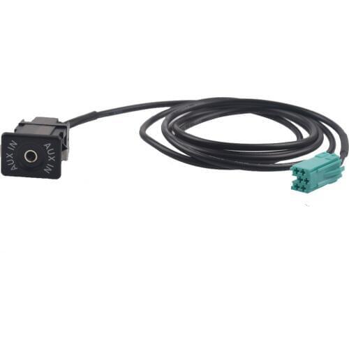 6Pin Aux Audio Cable Socket Interface Adapter Cable For For Renault Clio Megane Espace Kangoo Laguna 2005 2006 2007 2008 2009 20