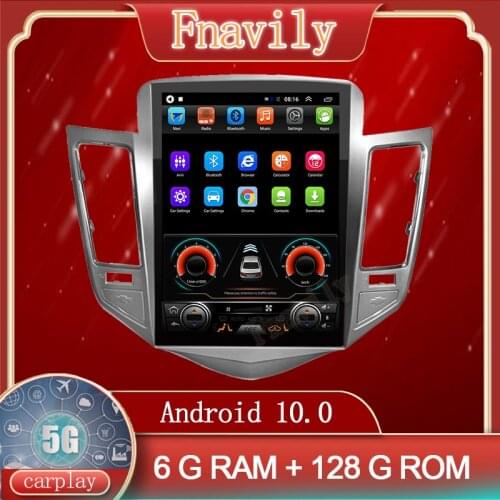 Android 10 Car Radio For Chevrolet Cruze Dvd Player GPS Multimedia System Autoradio Navi Vertical Screen Tesla Style 10.4" 5G
