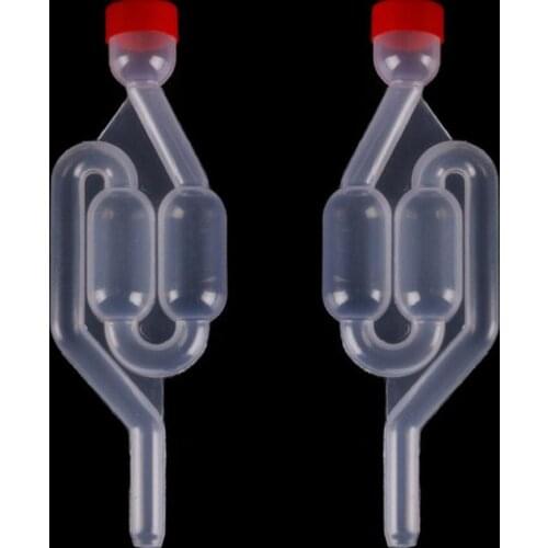 Homemade Airlock Air Water Sealed Exhaust Valve Homebrew Wine Fermentation Tool Home Winemaking Homemade Wine Vent Accessories