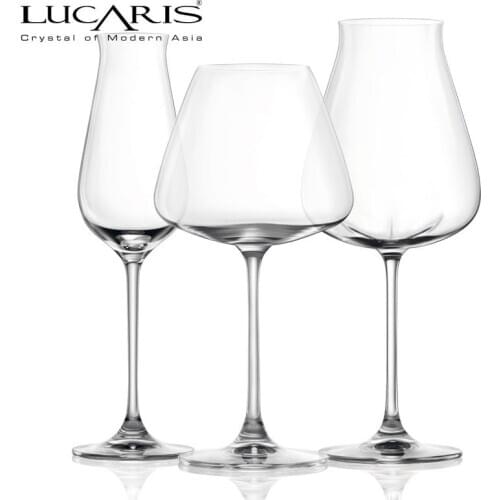 LUCARIS Imported Red Wine Glass Champagne Lead-free Crystal Goblet Glass Thailand European Style Independent Film Figure XINCHEN