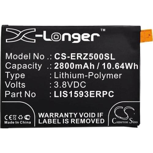 CameronSino for SONY Xperia Z5 E6603 E6633 E6653 E6683 SO-01H SOV32 LIS1593ERPC battery