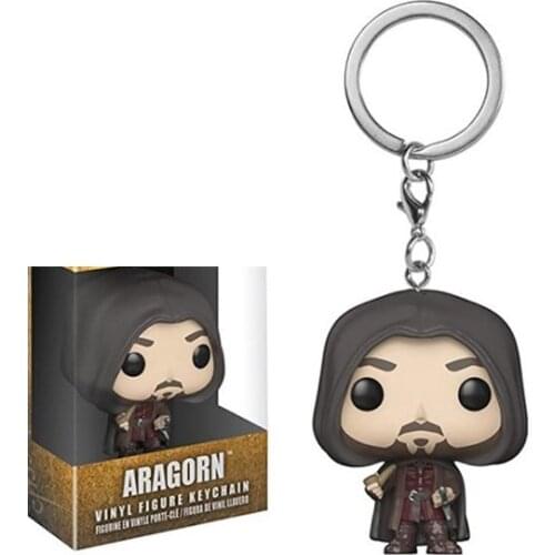 The Lord Of The Ring Aragorn Action Toy Figures Keychain Collection Vinyl Figure Keychain Toys