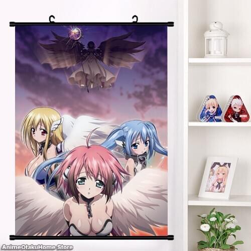 Cute Anime Heavens Lost Property Sora no Otoshimono Icarus Ikaros Nymph Astraia Wall Scroll Mural Poster Otaku Home Decor