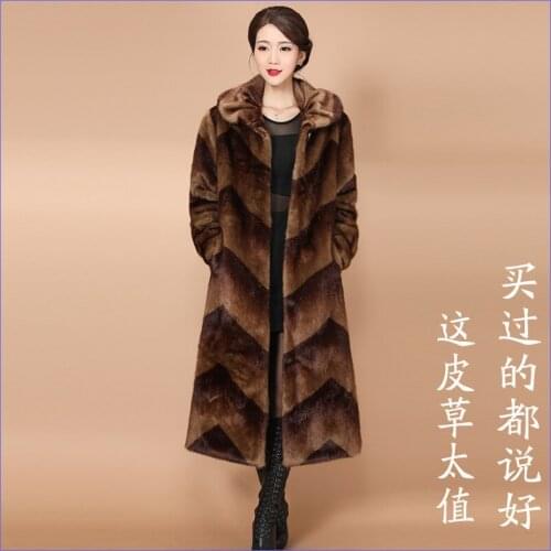 New Winter Faux Fur Coat Women Parka Long Warm Faux Fur Jacket Coats Hoodies Loose Winter Coat Outwear casaco feminino