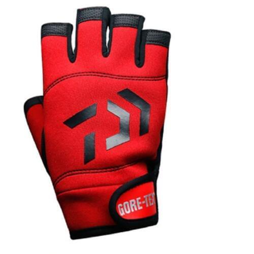 Exposing Five Fingers Gloves Fishing Gloves Outdoor Sports Camping Bike Pesca Half-Finger Breathable Anti-Slip Gloves