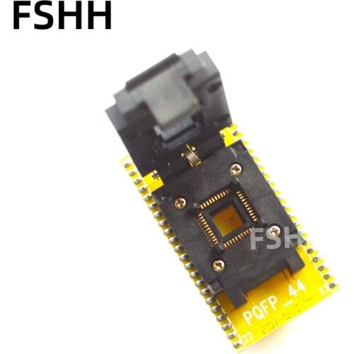 Programmer Socket PQFP44 TO DIP44 adapter socket high-quality gold-plated contacts clamshell double-layer circuit board