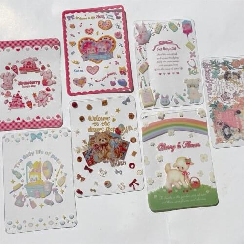 Simple A6 Transparent Acrylic Memo Board Student Message Board Creative Memo Portable Mini Writing Board