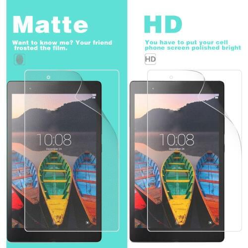 Anti-Scratches HD Front Clear Glossy Film For Lenovo YOGA TAB 3 YT3-850L 8" Anti-Glare Matte Film Table PC Cover +Cleaning Tools