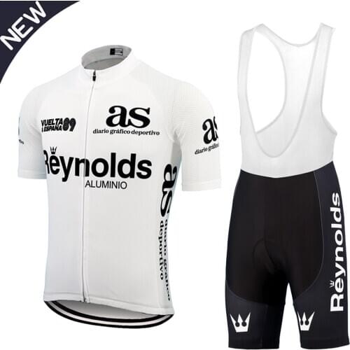 Retro Mens 2020 New Cycling Jersey White Suit 9D Gel Summer Breathable Air Cushion Road Mountain Bike Bicycle Wear Hot Sale